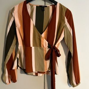 Forever 21, Size M, Wrap Peplum Top